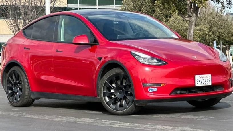 TESLA MODEL Y 2021 5YJYGDEE1MF076845 image